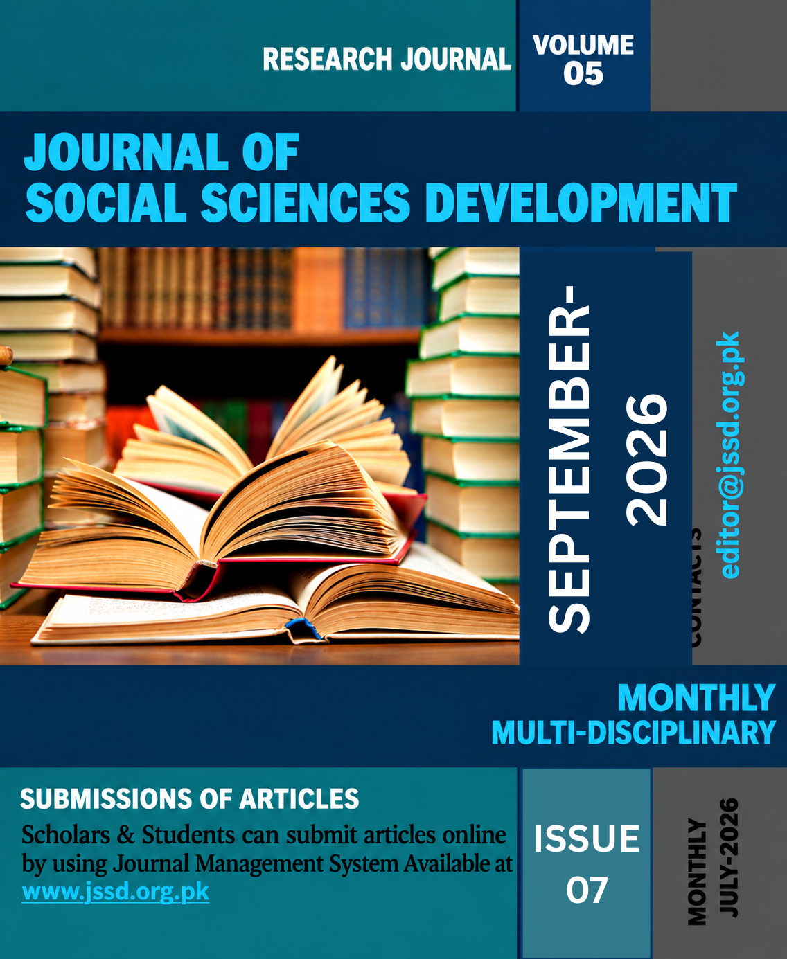 					View Vol. 5 No. 7 (2026): JOURNAL OF SOCIAL SCIENCES DEVELOPMENT
				